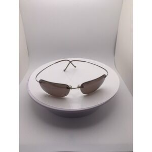 Maui Jim MJ 502-02 Kapalua Titanium Sunglasses Amber 57-18-135